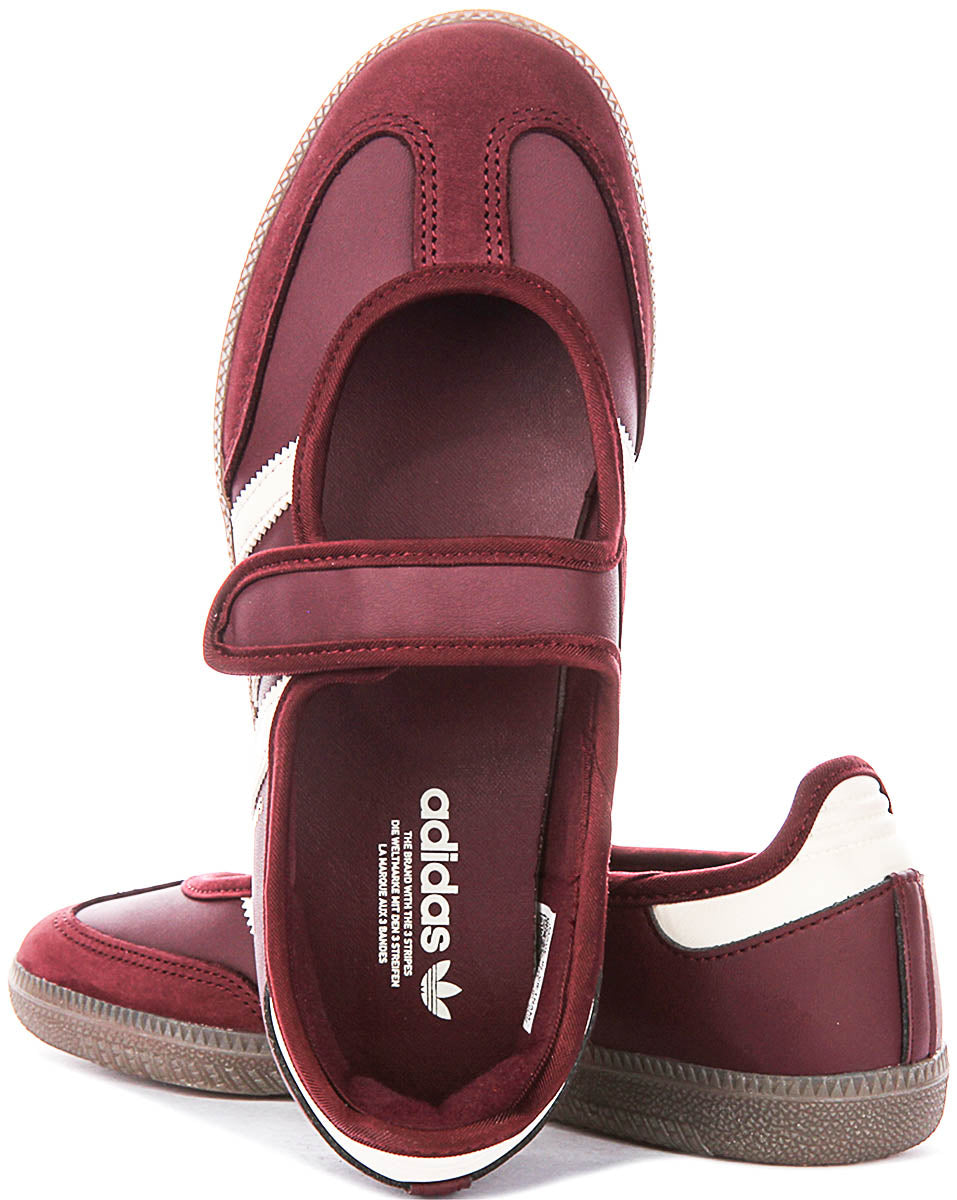 Adidas Samba Jane W In Maroon