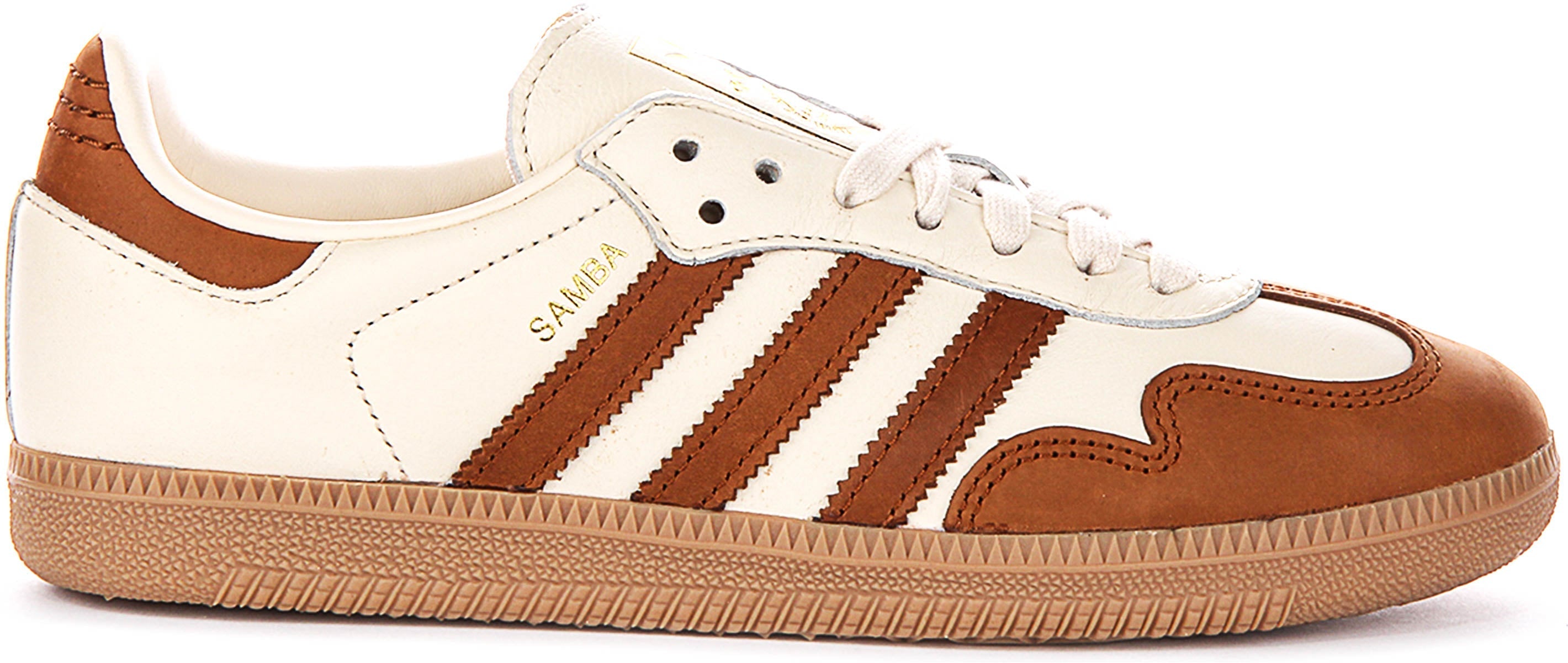 Adidas Samba OG W In White Brown For Women