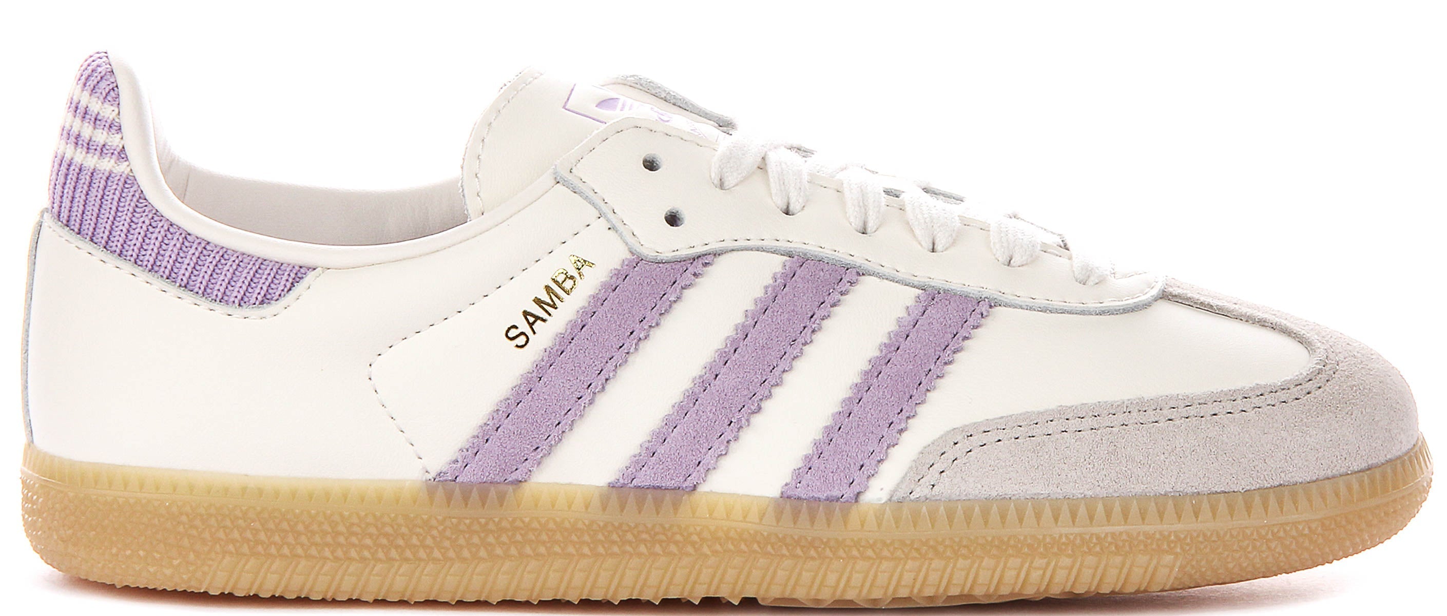 Adidas Samba Og J In White Purple For Youth